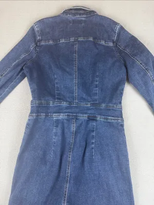 Madewell Straight Denim Coveralls Jumpsuit in Blue Size: 2 thumbnail 5