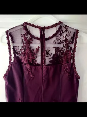 Nanette Lepore Sleeveless Lace Plum Mini Party Dress Sz 2 Formal Prom Wedding thumbnail 6