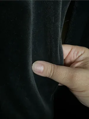 Nike‎ Black Velour Retro White Piping Track Jacket thumbnail 4