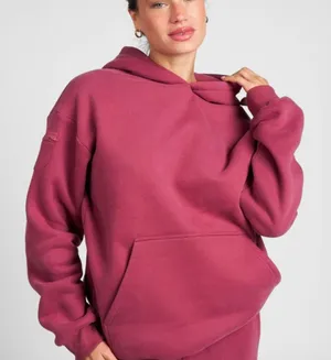 NWT Comfrt DND TRAVEL hoodie BERRY thumbnail 1