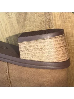 Women’s Brown Ankle Boots Size 36 Double Buckle Low Heel Booties thumbnail 7