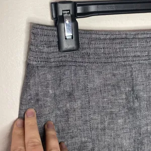 Banana Republic Factory chambray linen cotton blend pencil skirt size 0 thumbnail 3