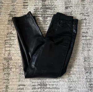 Aritzia Melina Pants Leather thumbnail 1