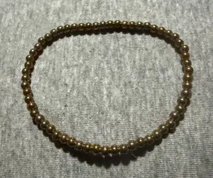 Elegant Gold Beaded Bracelet thumbnail 1