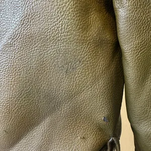 Rosetta Getty Olive Green Faux Leather Trench Coat SMALL Belted Office Work $555 thumbnail 16