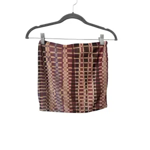 TIGER MIST Retro Check Mesh Mini Skirt X-Small NEW NWT‎ thumbnail 3