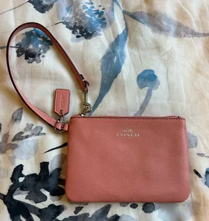 Coach Leather Wristlet Wallet thumbnail 1