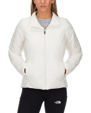The North Face flare insulated white puffer jacket sz Small thumbnail 1