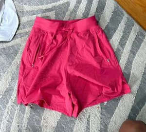 Lululemon hot pink high waisted athletic shorts 0 thumbnail 1