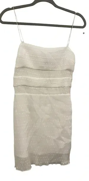 👗 H:ours‎ White Mini Dress NWOT Small 🤍✨ thumbnail 1