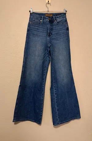 Judy Blue Retro Wide Leg Jeans Size 27 thumbnail 1