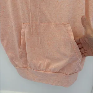 Prana Peach Heather Cowl Neck Hoodie Pullover Athleisure Yoga Top size S thumbnail 5