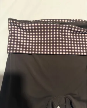 Set Active Breathe Gingham Fold-Over Shorts thumbnail 7