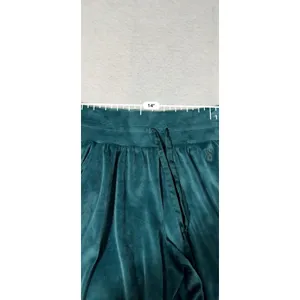 Victorias Secret On Point Green Velour Rhinestone Trim Joggers Small thumbnail 9