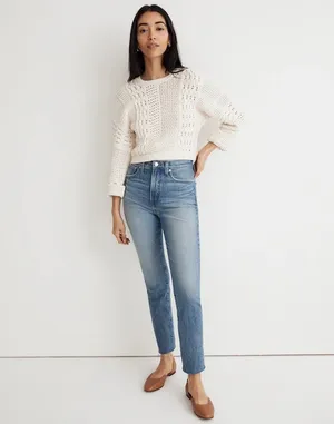 Madewell The Perfect Vintage Jean in Bainton Wash thumbnail 10