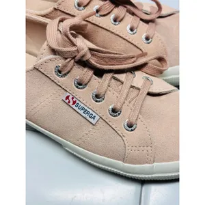 Superga 2750 Suede Sneakers Womens 7.5 Men's 6 Peach Pink Low Top S00FUW0 thumbnail 10