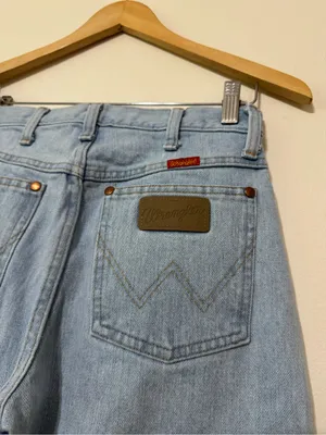Wrangler Cowboy Cut Light Wash Straight Leg Jeans 1x30 thumbnail 3