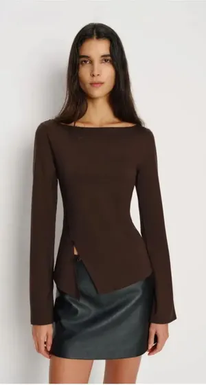 Reformation Nicola Knit Top Size Small thumbnail 1
