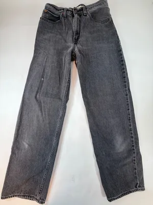 Levis Dad Jean Faded Black Straight Leg Relaxed Denim W27 L30 79770-0010 thumbnail 1