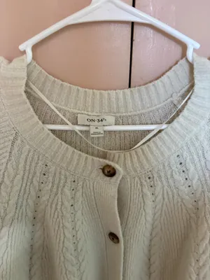 On 34 th White Cardigan Size XL thumbnail 8