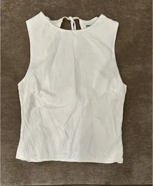 Princess Polly Backless White Top thumbnail 3