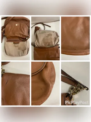 Michael Kors Bedford Convertible Zipper Flap Medium Size, Brown Crossbody thumbnail 15