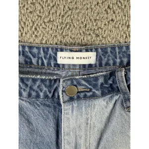 Vervet Flying‎ Monkey Jeans Women 31 Ultra High Rise Tapered Distressed Two Tone Leg thumbnail 6