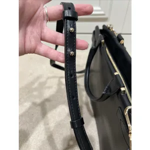 Michael Kors Tatiana Convertible Satchel Crossbody‎ Handbag Black Leather thumbnail 15