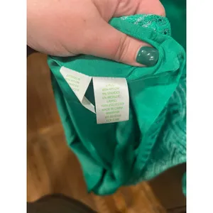 Lilly Pulitzer Camellia‎ dress in the Fern Green Bamboo Geo Lace size 8 thumbnail 5