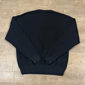 Handmade Nike Embroidered Black Crewneck Pullover Size Medium Heart Details thumbnail 5