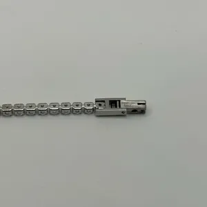 Swarovski Moissanite Tennis Bracelet Real Silver VVS D Color Iced Out 3mm 7.5 Inch No Pass thumbnail 7
