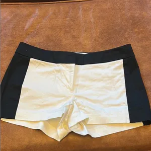 J.Crew black white tuxedo cotton shorts 2 thumbnail 5