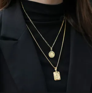 Brand NEW Initial 18k gold filled name Necklace thumbnail 4