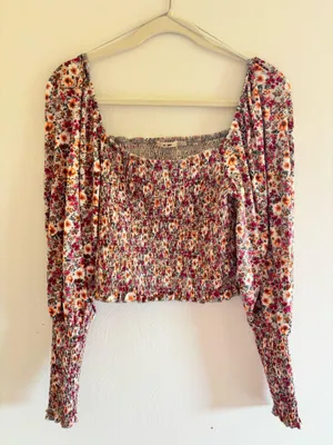 Miami Francesca's Floral Top  thumbnail 1