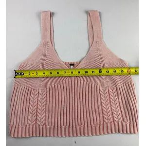 Young Fabulous & Broke Pink Crop Tank Top - Size L thumbnail 5