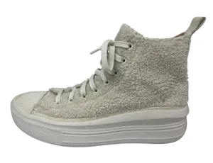 Converse Chuck Taylor All Star White Sherpa High Top Lace Up Sneakers Shoes 10.5 thumbnail 1