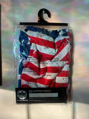 Spirit Halloween Stars and Stripes jumpsuit thumbnail 2