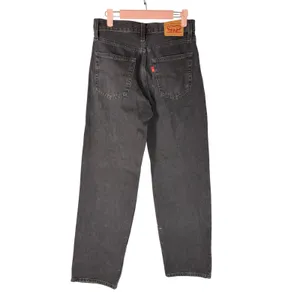 NWOT Levis Womens 94 Baggy Jeans Black Stonewash Straight‎ Leg Denim Size 25 thumbnail 6