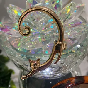 𝅺CAT Cuff Earring Orange thumbnail 2