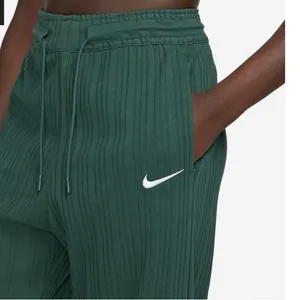 Women’s Nike Ribbed Jersey Wide Leg Pants thumbnail 3