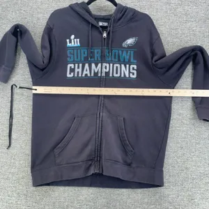 Fanatics‎ Philadelphia Eagles Hoodie Black LG thumbnail 12