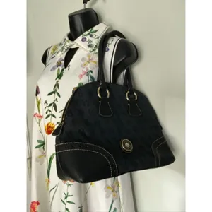 Dooney & Bourke Over Signature Fabric Size M Gray thumbnail 8