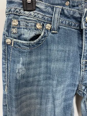 Miss Me bootcut Star-Embellished Jeans Designer Americana 4th of July size 28 thumbnail 13