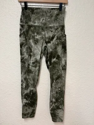 🍋 LULULEMON *flawed* Tie-Dye High-Waist Leggings Size 6 W5DVRS thumbnail 2