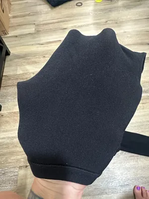 High-Waist Black Women’s tights - footless thumbnail 2