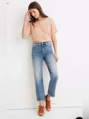 Madewell SLIM WIDE LEG Crop Jeans thumbnail 2