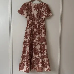 Anthropologie XS The Somerset Maxi Floral Print Dress thumbnail 9