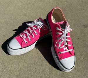 Converse low top platform pink thumbnail 1