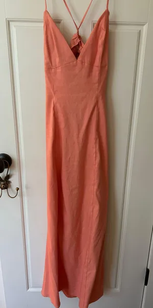 Forever 21 Coral Maxi Dress thumbnail 1