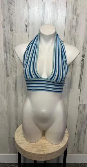 Blue Crop Top thumbnail 1
